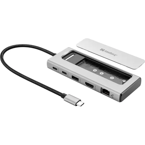 Sandberg USB-C 6in1 Travel Dock SSD Case – image 2