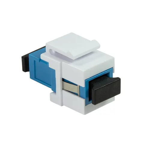 LogiLink Keystone Coupler Fiber SC-Simplex single-mode. blue/white – image 2