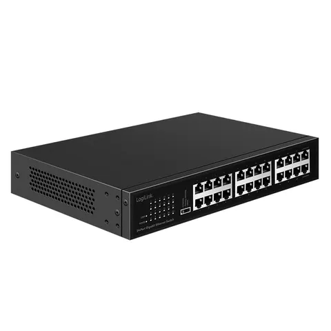 LogiLink 24-Port Gigabit Ethernet Network Switch Desktop / Rackmount – image 2