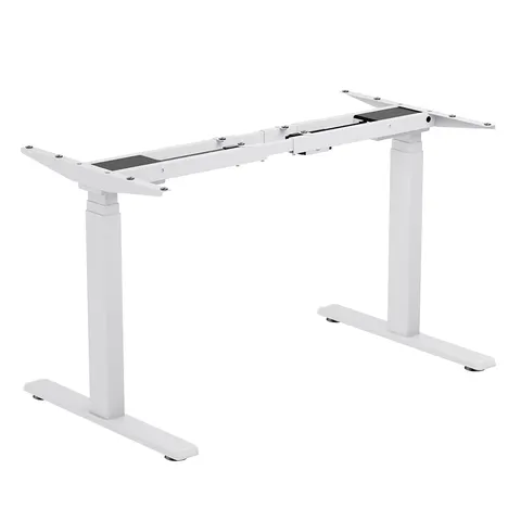 LogiLink Sit-stand desk frame. dual motor. easy-use controller. white – image 2