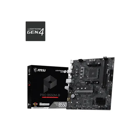 MSI PRO B550M-B motherboard AMD B550 Socket AM4 micro ATX – image 2