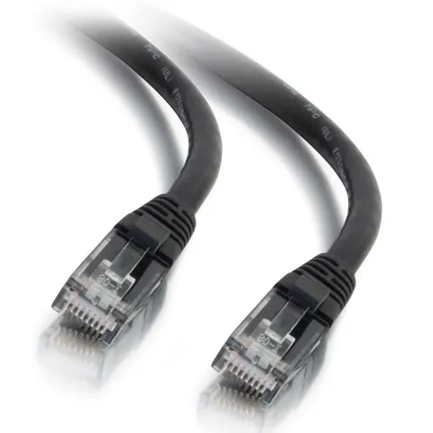 C2G 1m Cat6 Booted Unshielded (UTP) Network Patch Cable - Black – image 2