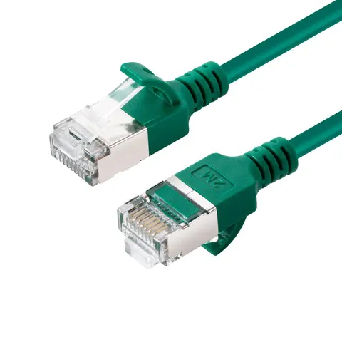 Microconnect V-FTP6A02G-SLIM networking cable Green 2 m Cat6a U/FTP (S – image 2