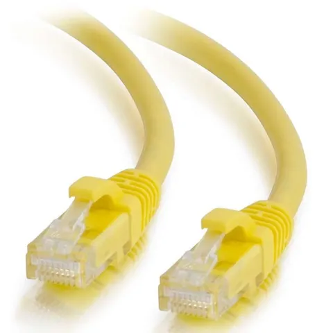 C2G 0.5m Cat6 Booted Unshielded (UTP) Network Patch Cable - Yellow – image 2