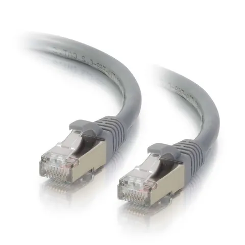C2G 5m Cat6a Booted Shielded (STP) Network Patch Cable - Grey – image 2