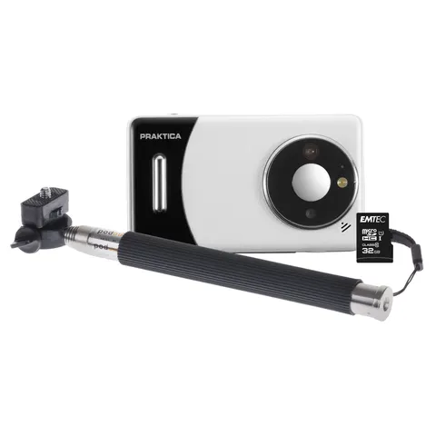 Praktica DZ13 Compact Digital Camera - White - Camera + 32GB MicroSD C – image 2
