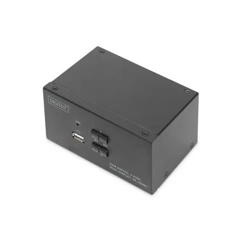 Digitus KVM Switch. 2 Port. Dual Display. 4K. HDMI® – image 2