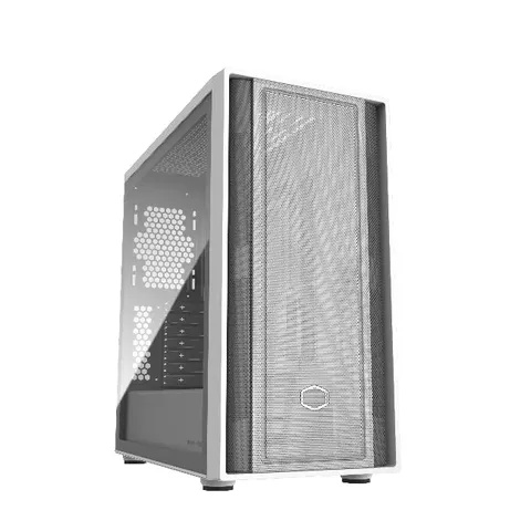 Cooler Master MasterBox 600 White Lite Midi Tower White. Transparent – image 2