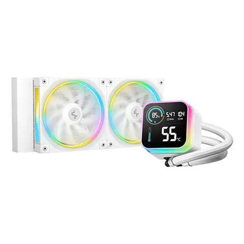 DeepCool LQ240 White Processor Liquid cooling kit 12 cm 1 pc(s) – image 2