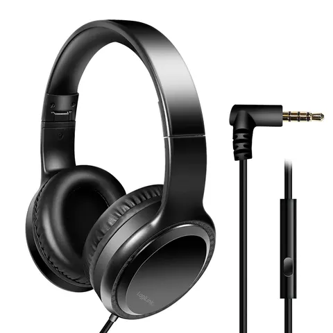 LogiLink Headset Stereo. 1x 3.5mm. over ear. black – image 2