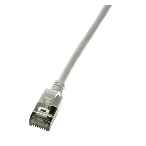 LogiLink Slim U/FTP networking cable Grey 1.5 m Cat6a U/FTP (STP) – image 2