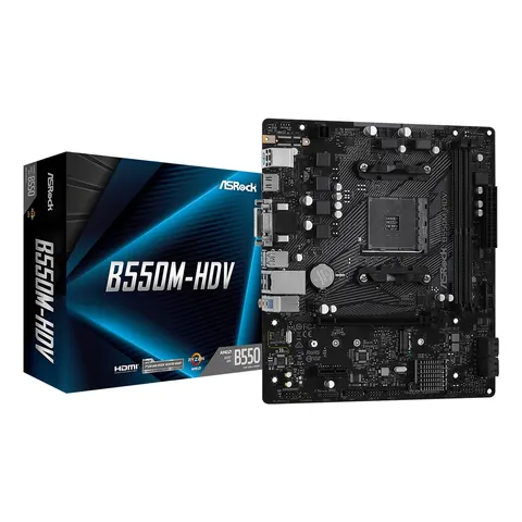 Asrock B550M-HDV AMD B550 Socket AM4 micro ATX – image 2
