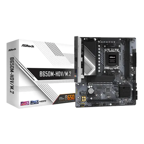 Asrock B650M-HDV/M.2 AMD B650 Socket AM5 micro ATX – image 2