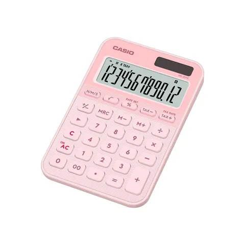 Casio MS-20YC MINI DESK CALC LT PINK – image 2
