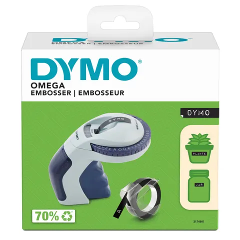 DYMO Omega Embossing Label Maker | Small Label Maker with Turn-Click W – image 2