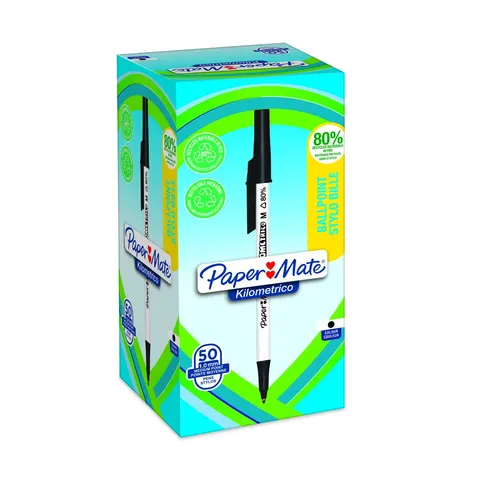 Papermate E KILOMET BALLPOINT BLK PK50 – image 2