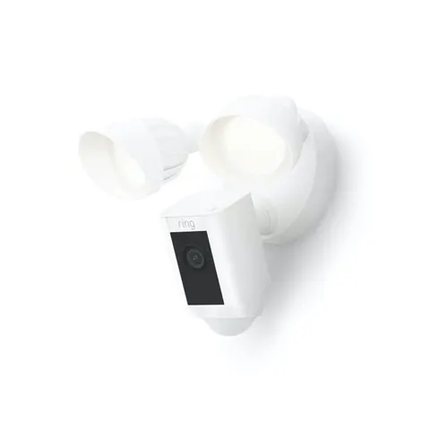 Ring Floodlight Wired Plus Cam Security Camera CCTV - White – image 3