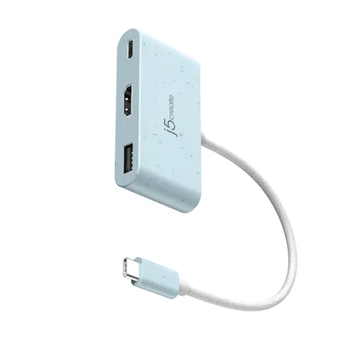 j5create JCA379EC - USB-C® to HDMI™ & USB™ Type-A with Power Deliv – image 2
