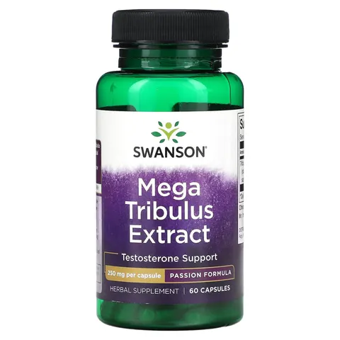 Swanson, Mega Tribulus Extract, 250 mg, 60 Capsules – image 2