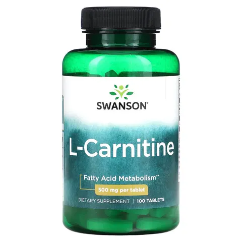 Swanson L-Carnitine, 500mg , 100 tabs – image 2