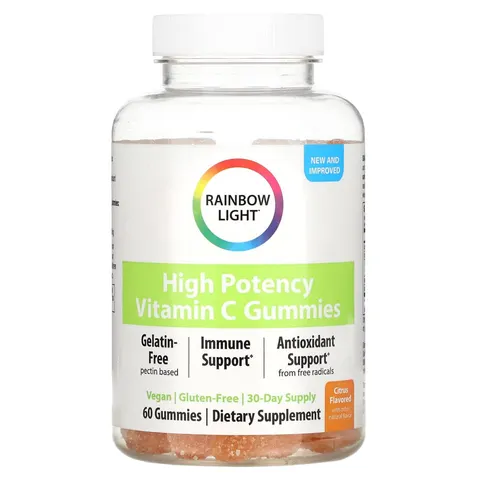 Rainbow Light, Vitamin C Gummies, Citrus, 60 Gummies – image 2