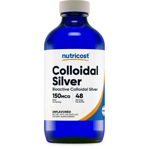 Nutricost, Colloidal Silver, Unflavored, 8 fl oz (240 ml) – image 2