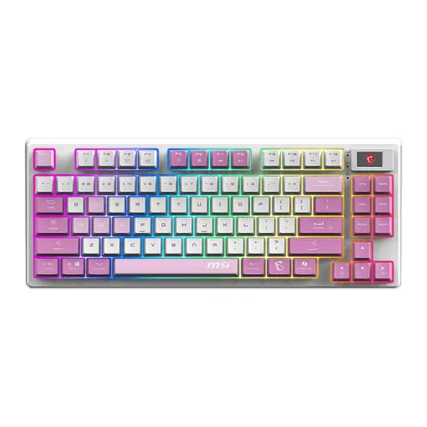 MSI FORGE GK600 TKL Violet, wireless – Bild 2