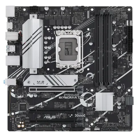 Asus Prime B760M-A D4-CSM – Schwarz – Bild 4