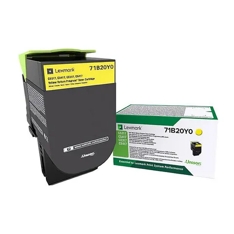 Lexmark 71B20Y0 - Gelb - Toner – Bild 3