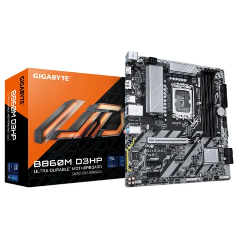 GIGABYTE B860M D3HP Mainboard – Schwarz – Bild 3