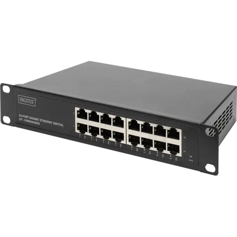 DIGITUS 10, Gigabit Switch, 16-Port, Unmanaged – Bild 3