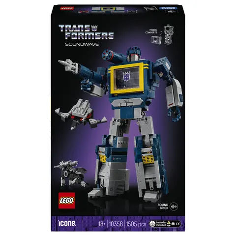 LEGO ICONS Transformers: Soundwave – Bild 3