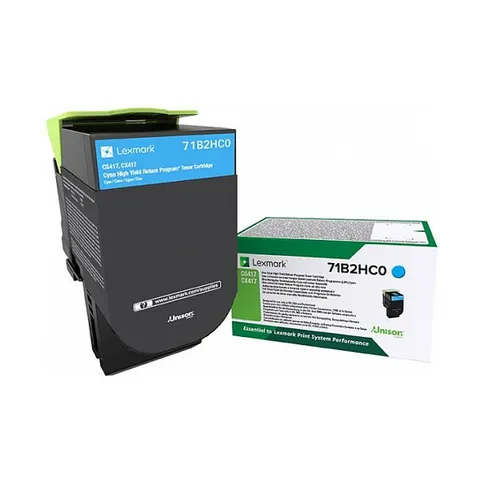 Lexmark 71B2HC0 - Cyan - Toner – Bild 3