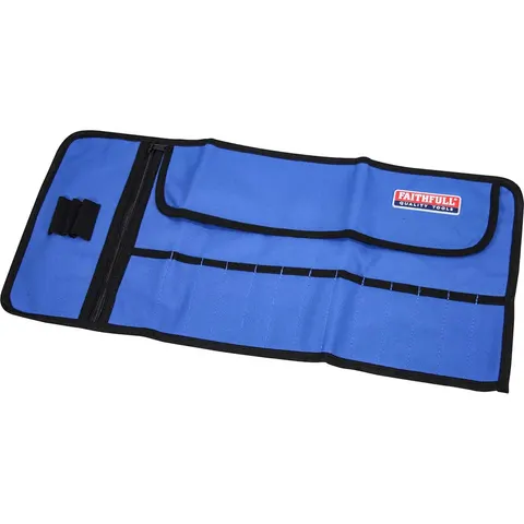 Faithfull 13 Pocket Drill Bit Tool Roll – image 3