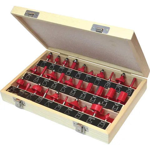 Faithfull 30 Piece 1/4" Router Bit Set – image 2