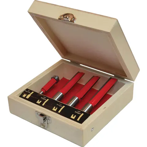 Faithfull 4 Piece Kitchen Router Bit Set – image 2