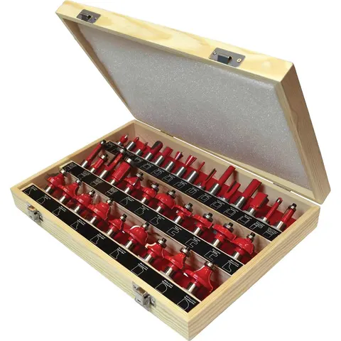 Faithfull 35 Piece 1/2" Router Bit Set – image 2