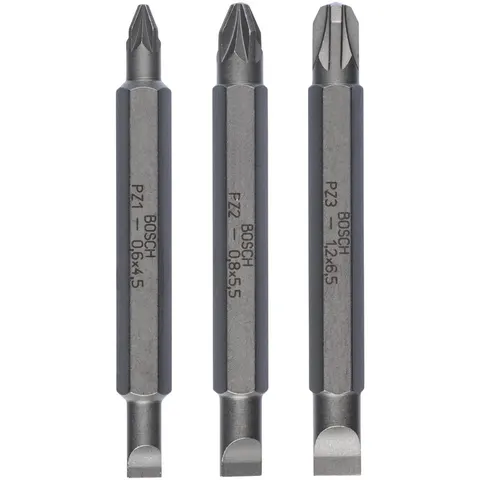 Bosch 3 Piece Double Ended Screwdriver Bit Set – image 2