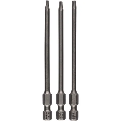 Bosch 3 Piece Extra Hard Torx Screwdriver Bit Set – 2607001759 – image 2