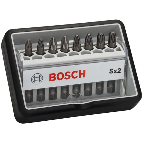 Bosch 8 Piece Sx Extra Hard Screwdriver Bit Set – 2607002557 – image 2