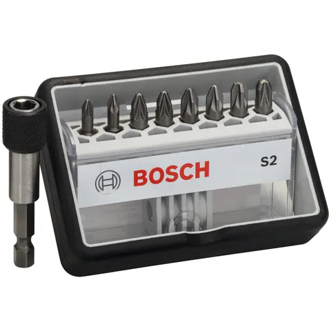 Bosch 9 Piece S Extra Hard Screwdriver Bit Set – 2607002561 – image 2