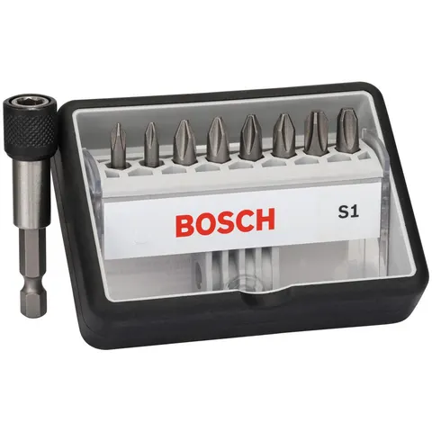 Bosch 9 Piece S Extra Hard Screwdriver Bit Set – 2607002560 – image 2