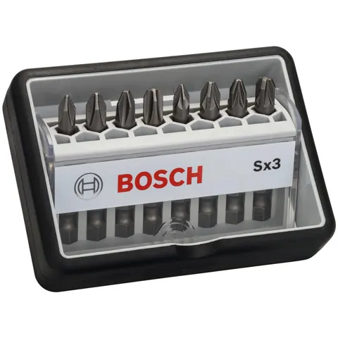 Bosch 8 Piece Sx Extra Hard Screwdriver Bit Set – 2607002558 – image 2