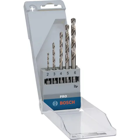 Bosch PRO 5 Piece HSS-G Metal Drill Bit Set – image 2