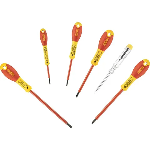 Stanley 6 Piece Fatmax VDE Insulated Screwdriver Set – image 3