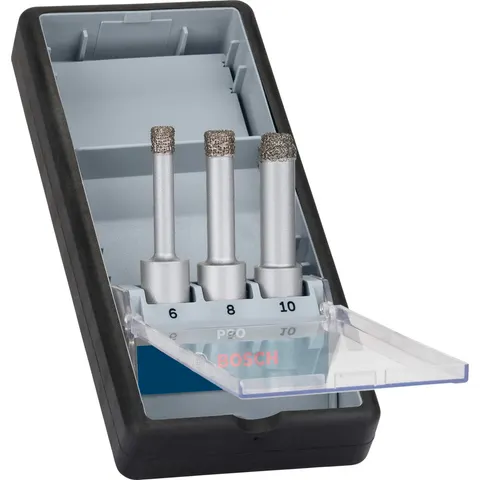 Bosch PRO 3 Piece Dry Diamond Drill Bit Set – image 2