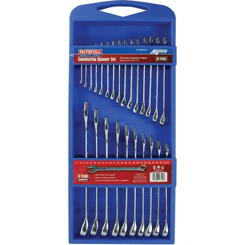 Faithfull 25 Piece Combination Spanner Set – image 2