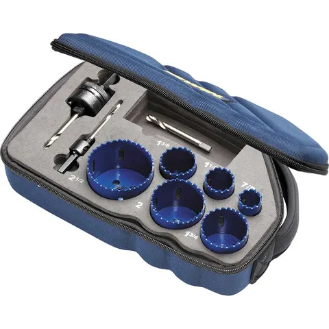 Irwin 9 Piece Bi Metal Hole Saw Set – image 2