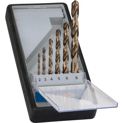 Bosch PRO Robust Line 6 Piece HSS-Co Drill Bit Set – image 2