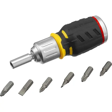 Stanley Fatmax Stubby Ratchet Bit Screwdriver – Black – image 3